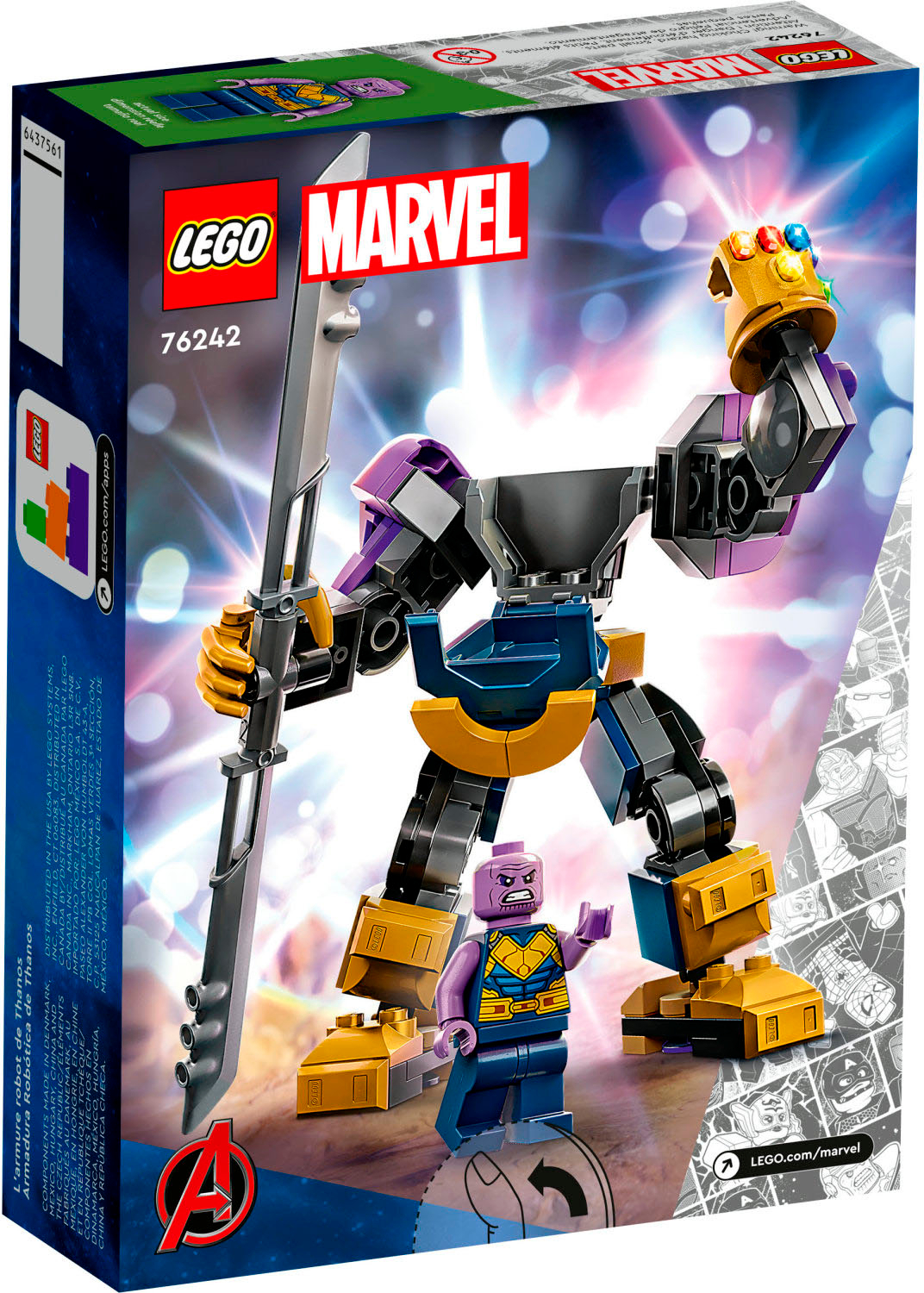 LEGO Marvel Thanos Armor 76242 6427718 - Best Buy