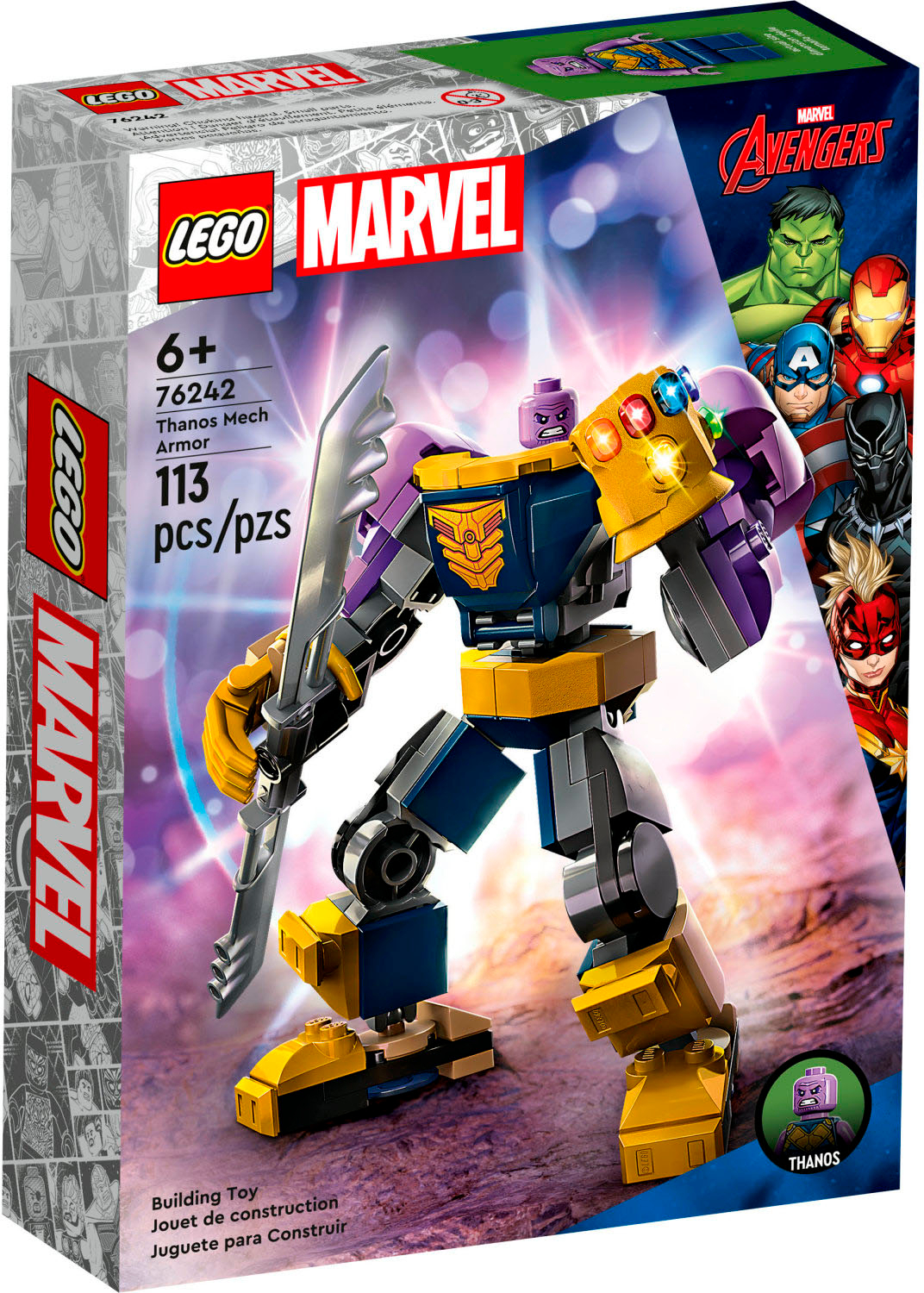 LEGO Marvel Captain America Construction Figure 76258 6427746 - Best Buy