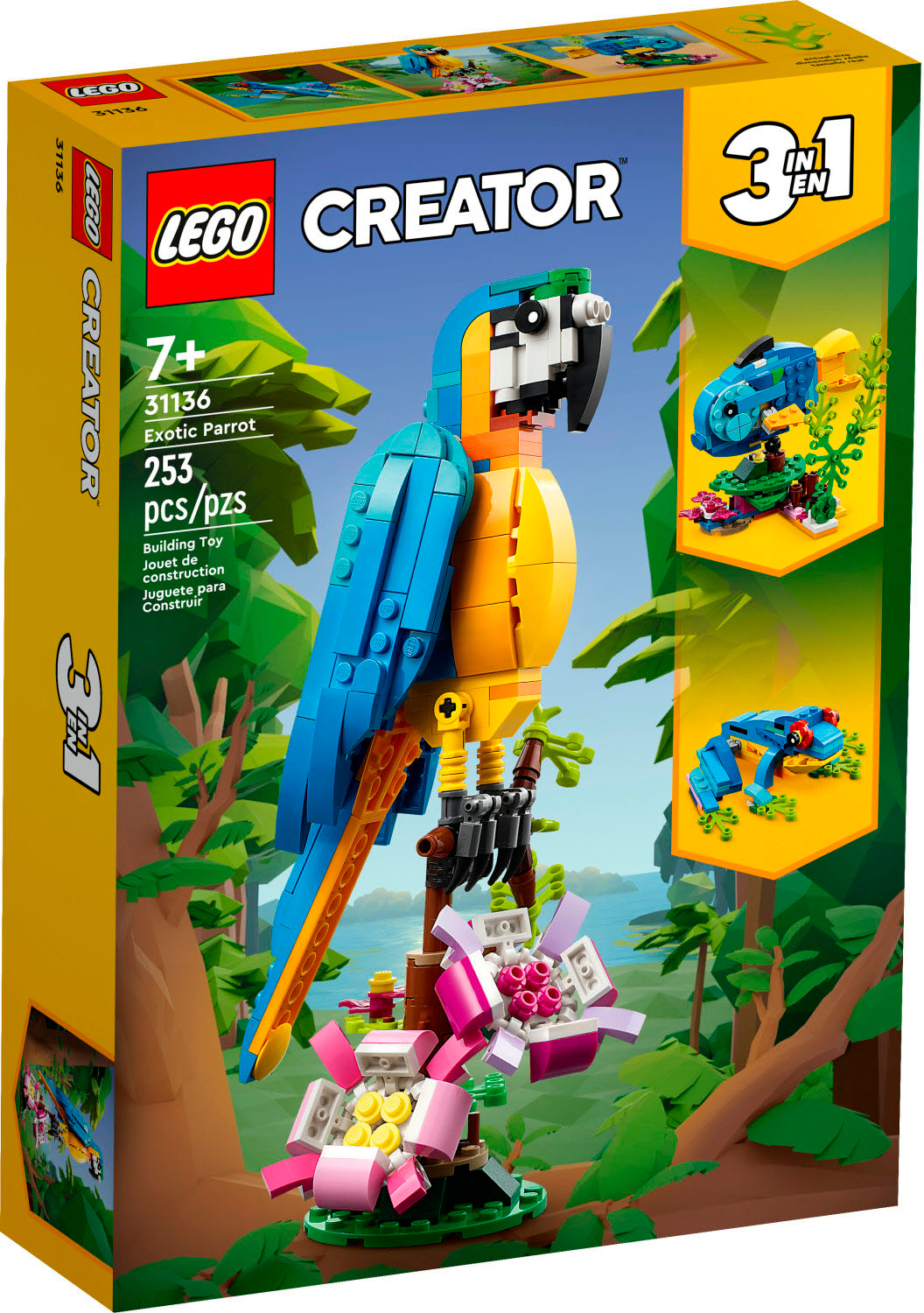 Left View: LEGO - Creator Exotic Parrot 31136