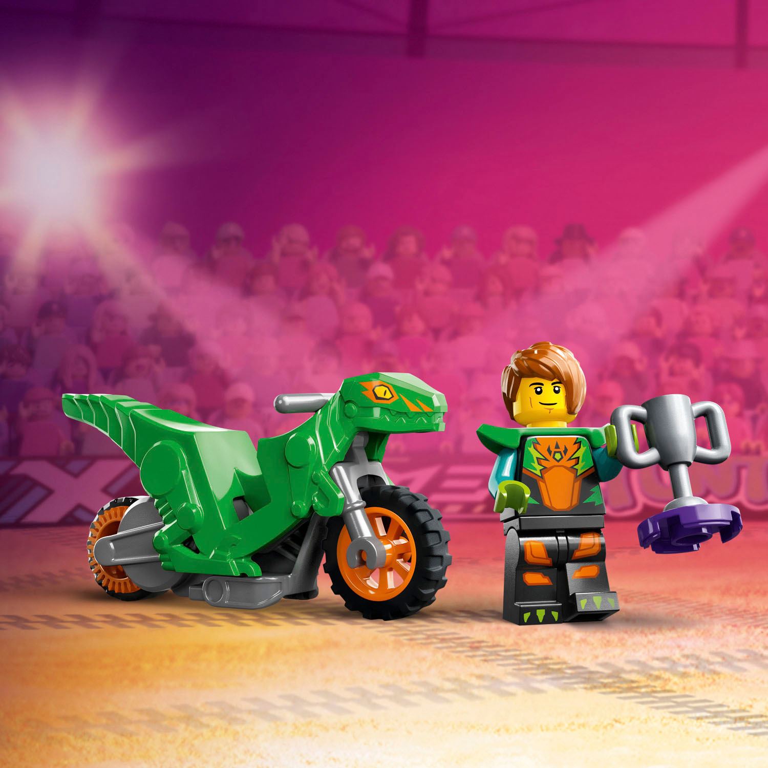 LEGO City Stunt Truck & Ring of Fire Challenge 60357 6425789 - Best Buy