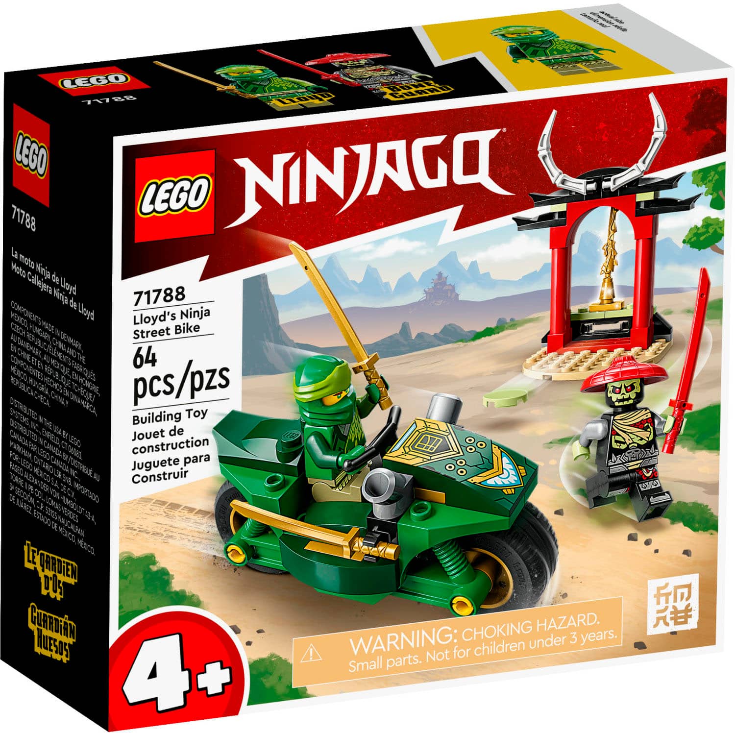 Left. LEGO - NINJAGO Lloyd’s Ninja Street Bike 71788.