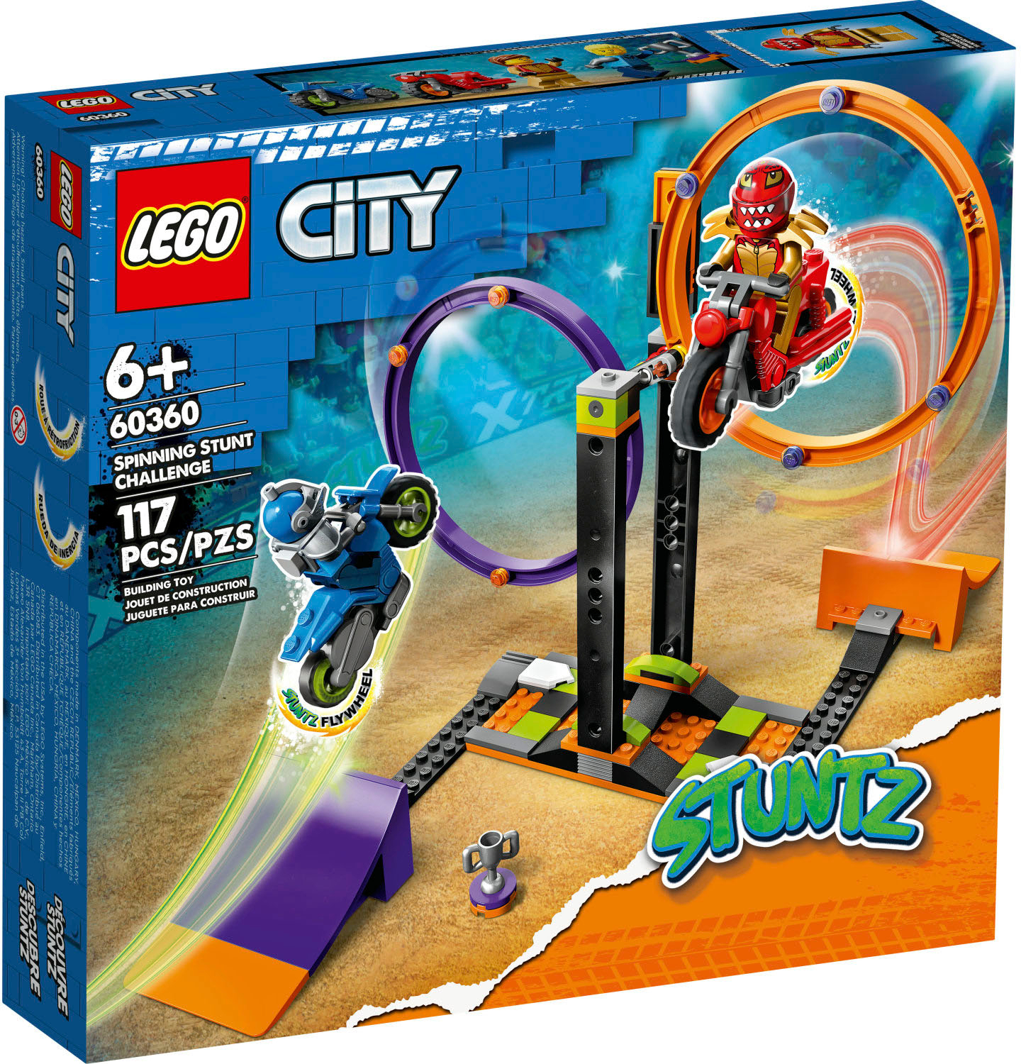City 60360 Best Buy: LEGO Stunt Challenge Spinning 6425797
