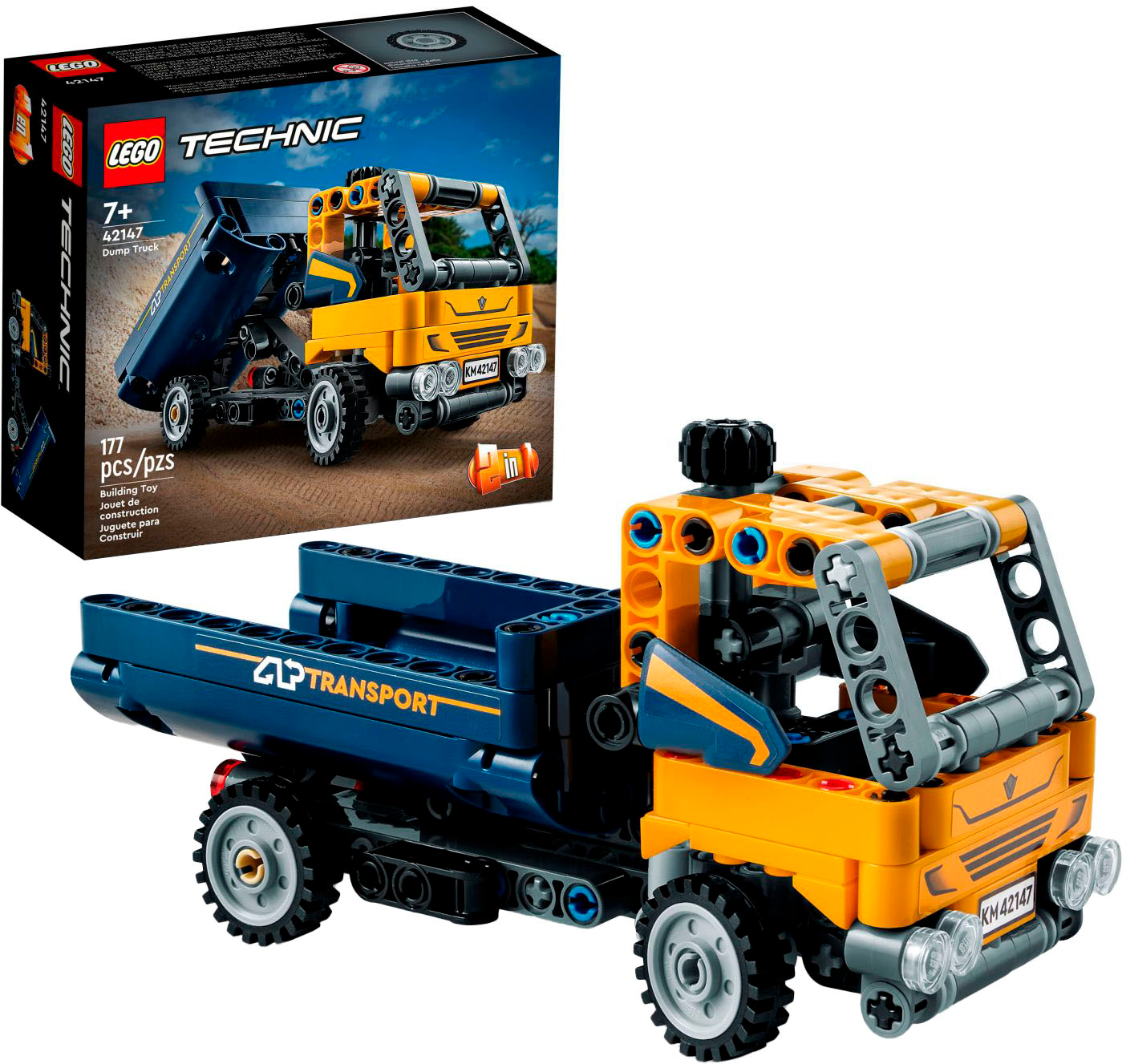 LEGO Dump Truck 42147 6420672 - Best Buy