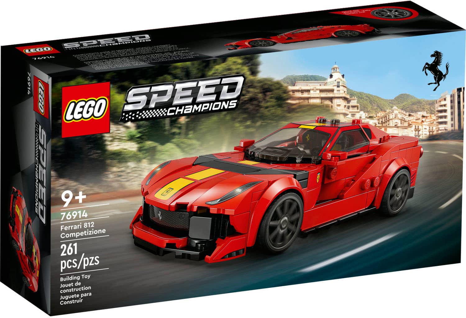 Left. LEGO - Speed Champions Ferrari 812 Competizione 76914.