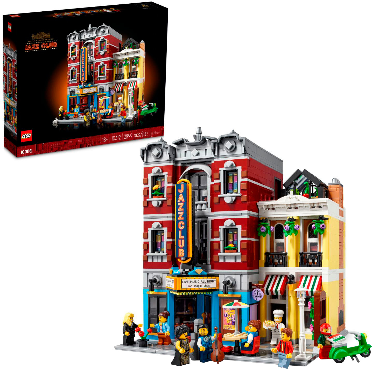 Specificitet Ordinere destillation LEGO Icons Jazz Club 10312 6426492 - Best Buy
