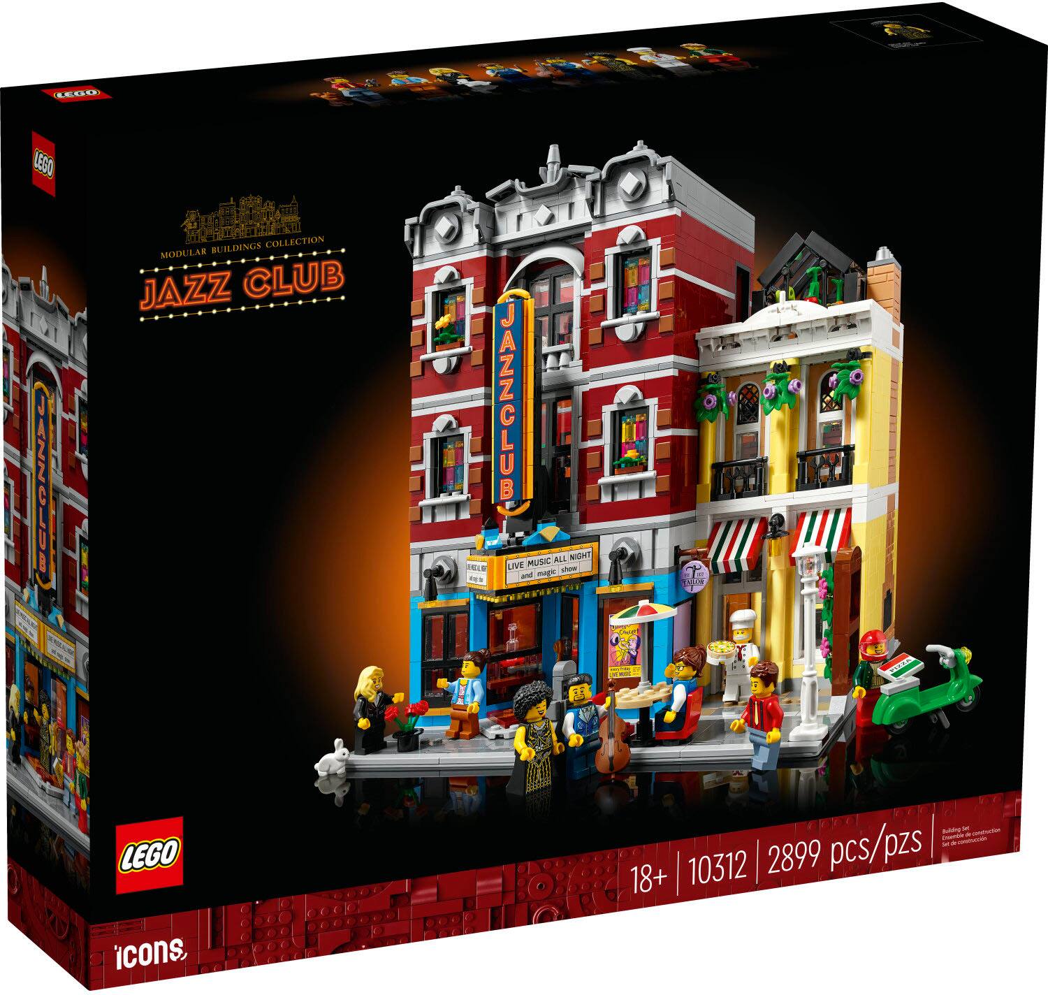 Left. LEGO - Icons Jazz Club 10312.