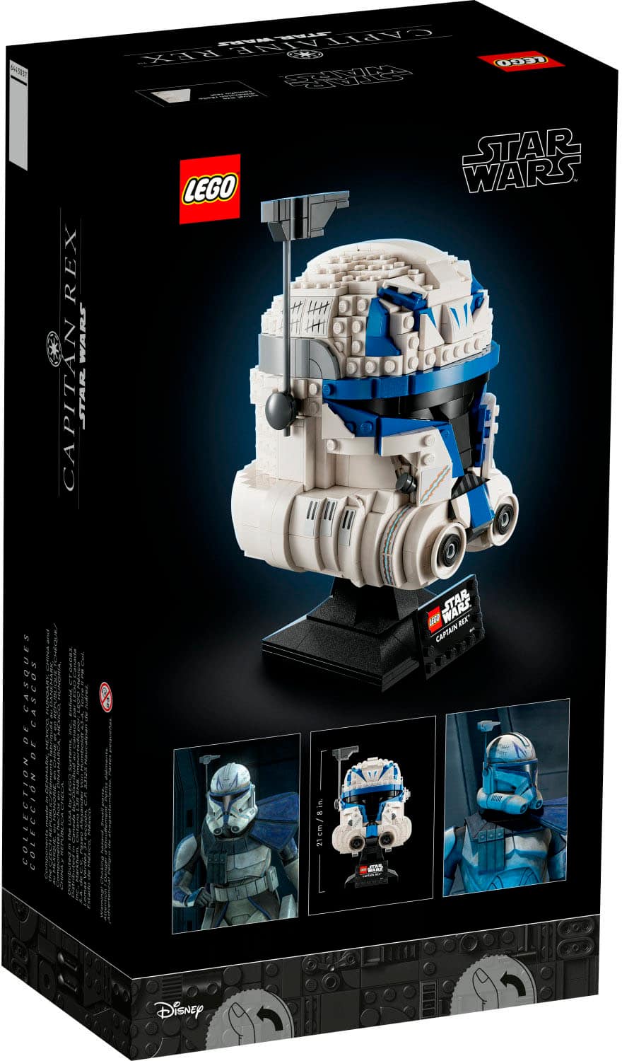Alt View 11. LEGO - Star Wars Captain Rex Helmet 75349.
