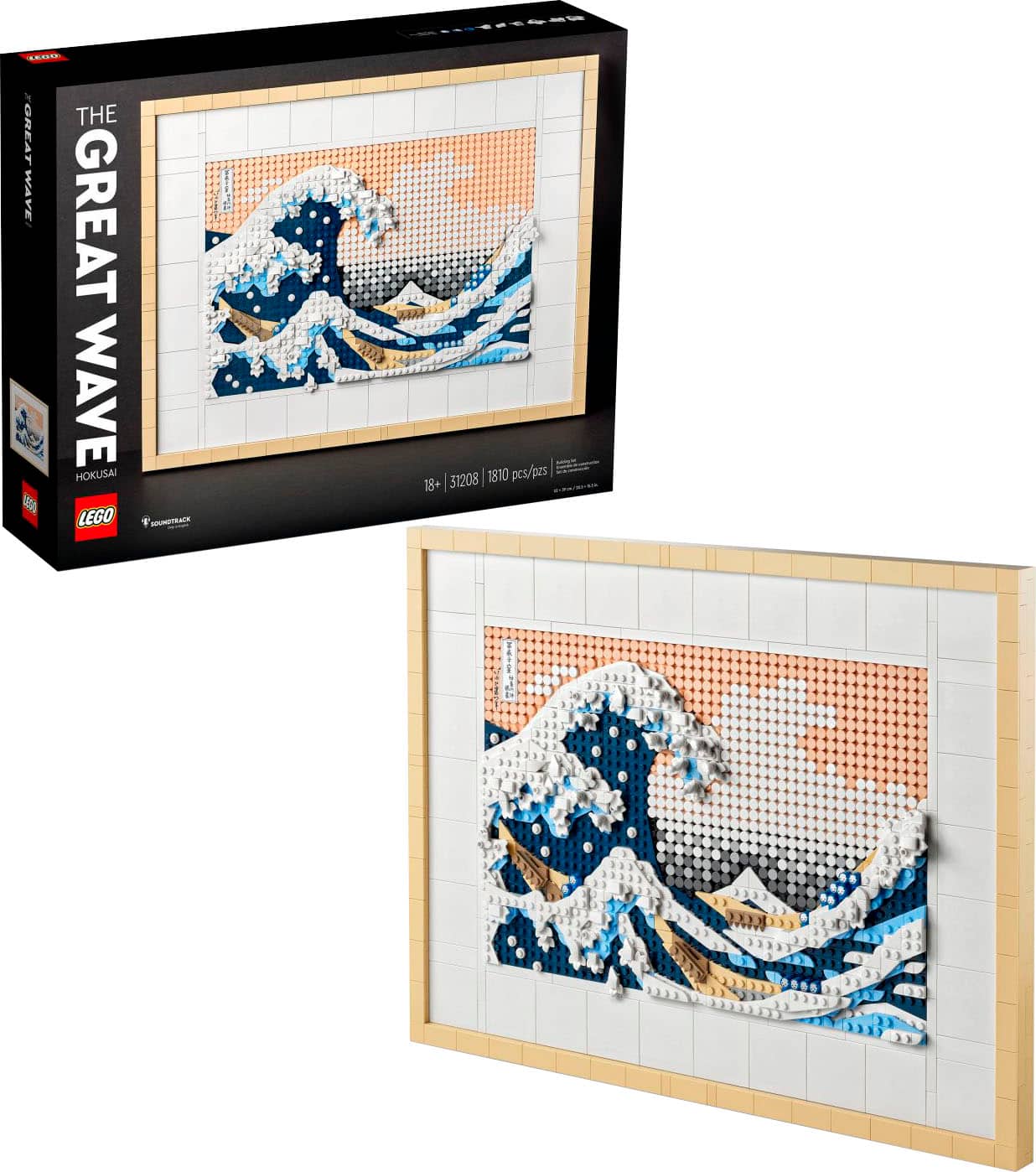 Front. LEGO - Art Hokusai – The Great Wave 31208.