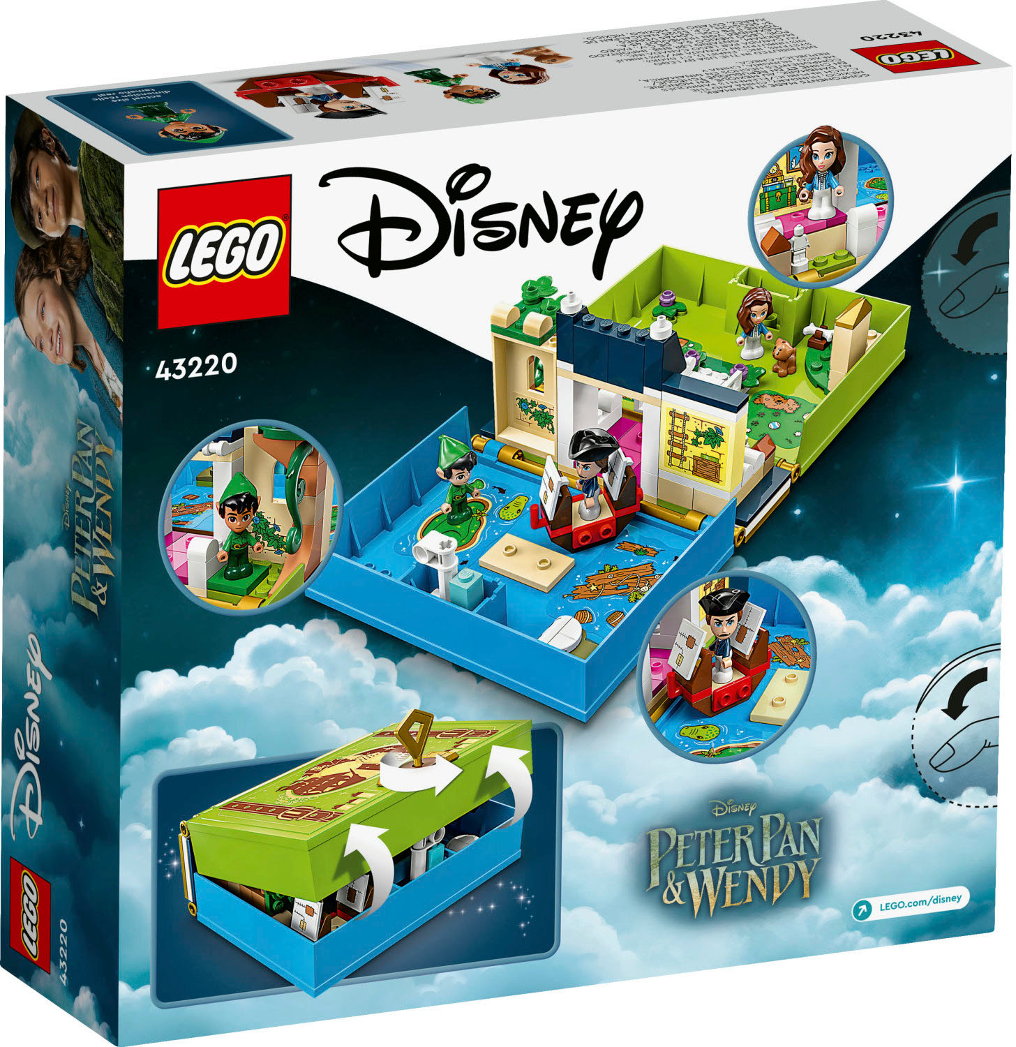auktion Smadre hår LEGO Disney Peter Pan & Wendy's Storybook Adventure 43220 6427581 - Best Buy