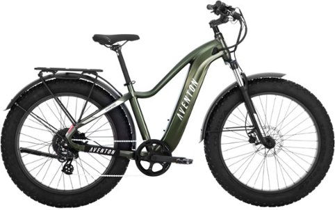 Aventon - Aventure.2 Step-Over Ebike w/ up to 60 mile Max Operating Range and 28 MPH Max Speed - Regular - Camouflage