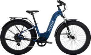 Aventon - Aventure.2 Step-Through Ebike w/ 60 mile Max Operating Range and 28 MPH Max Speed - Regular - Cobalt - Front_Zoom