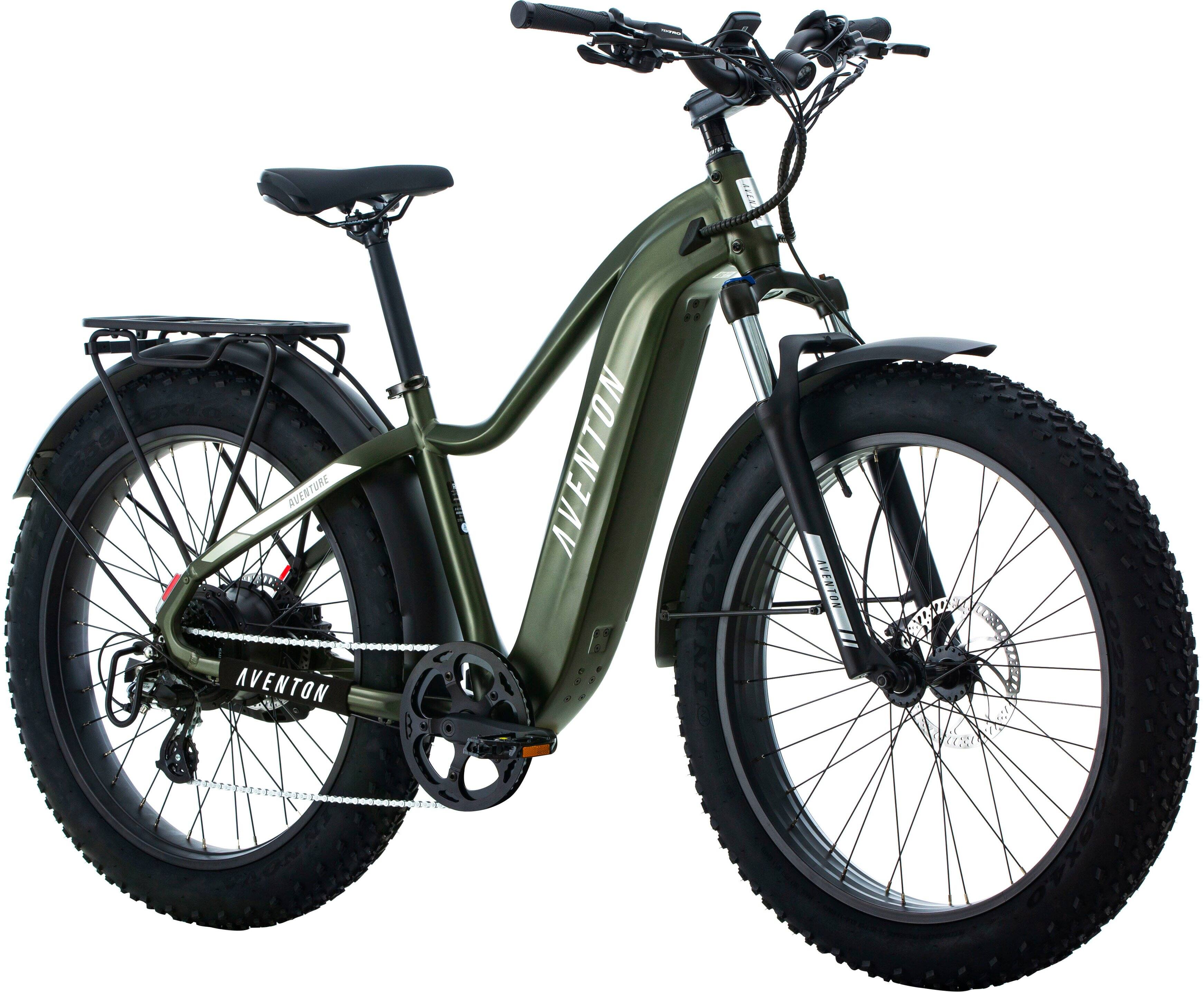 Angle View: Aventon - Aventure.2 Step-Over Ebike w/ up to 60 mile Max Operating Range and 28 MPH Max Speed - Large - Camouflage