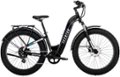 Front. Aventon - Aventure.2 Step-Through Ebike w/ 60 mile Max Operating Range and 28 MPH Max Speed - Midnight.