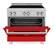 Alt View 2. ZLINE - 36" 4.6 cu. ft. Induction Range with a 5 Element Stove and Electric Oven - Red Matte.