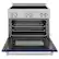 Alt View 11. ZLINE - ZLINE 36" 4.6 cu. ft. Induction Range with a 5 Element Stove and Electric Oven in Blue Gloss (RAINDS-BG-36).