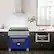 Alt View 14. ZLINE - ZLINE 36" 4.6 cu. ft. Induction Range with a 5 Element Stove and Electric Oven in Blue Gloss (RAINDS-BG-36).