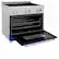 Left. ZLINE - ZLINE 36" 4.6 cu. ft. Induction Range with a 5 Element Stove and Electric Oven in Blue Gloss (RAINDS-BG-36).