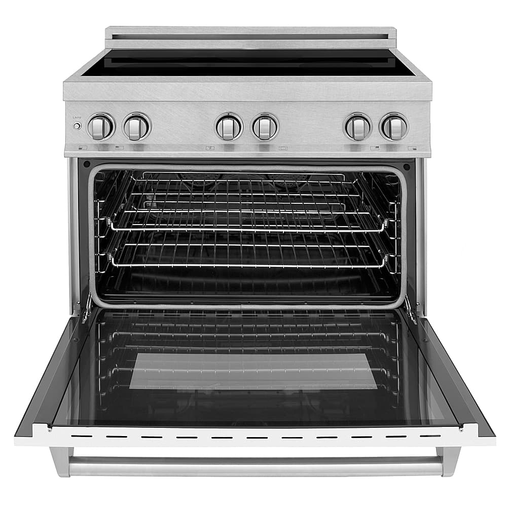 ZLINE 36" Legacy Induction Range w/ 5 Elements in DuraSnow® Steel