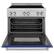 Alt View 11. ZLINE - 36" 4.6 cu. ft. Induction Range with a 5 Element Stove and Electric Oven (RAINDS-BM-36) - Blue Matte.