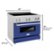 Alt View Zoom 16. ZLINE - 36" 4.6 cu. ft. Induction Range with a 4 Element Stove and Electric Oven - Blue Matte.