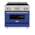 Alt View Zoom 1. ZLINE - 36" 4.6 cu. ft. Induction Range with a 4 Element Stove and Electric Oven - Blue Matte.