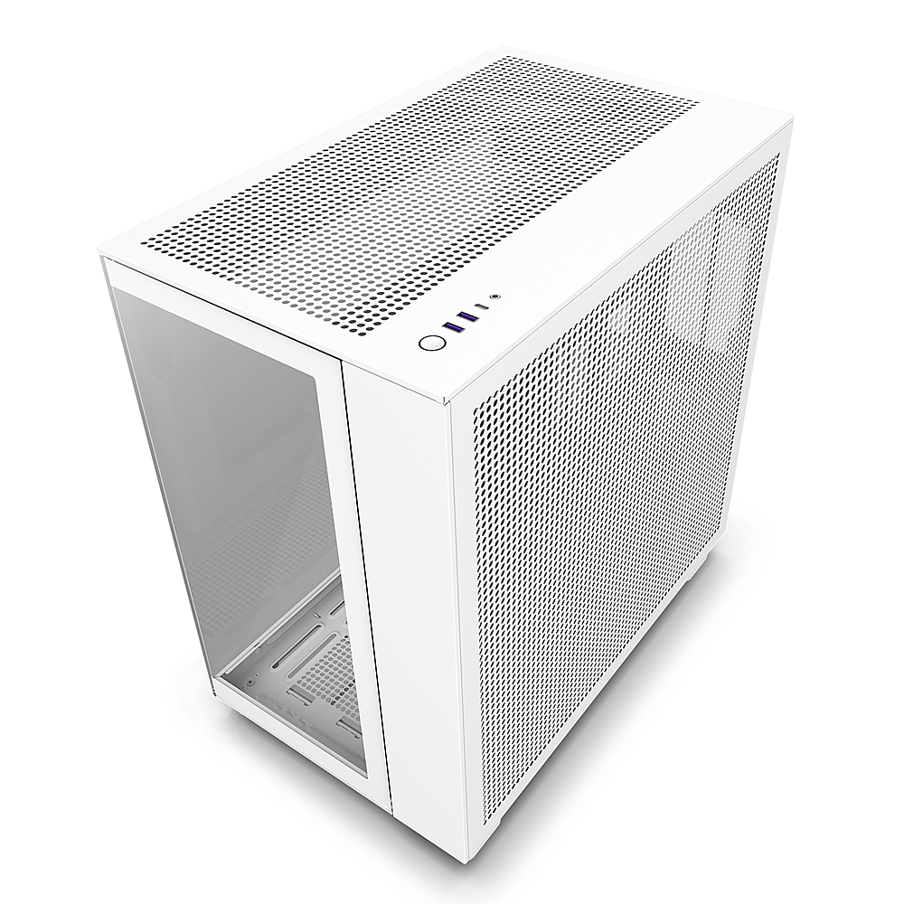 NeweggBusiness - NZXT H9 Flow - All White - CM-H91FW-01 - Dual-Chamber  Mid-Tower Airflow Case