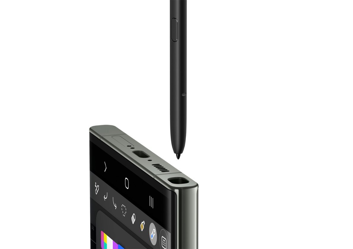 Zoom in on Alt View Zoom 22. Samsung - Galaxy S23 Ultra 512GB - Lavender (Verizon).