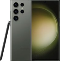 Samsung - Galaxy S23 Ultra 256GB - Green (Verizon) - Front_Zoom