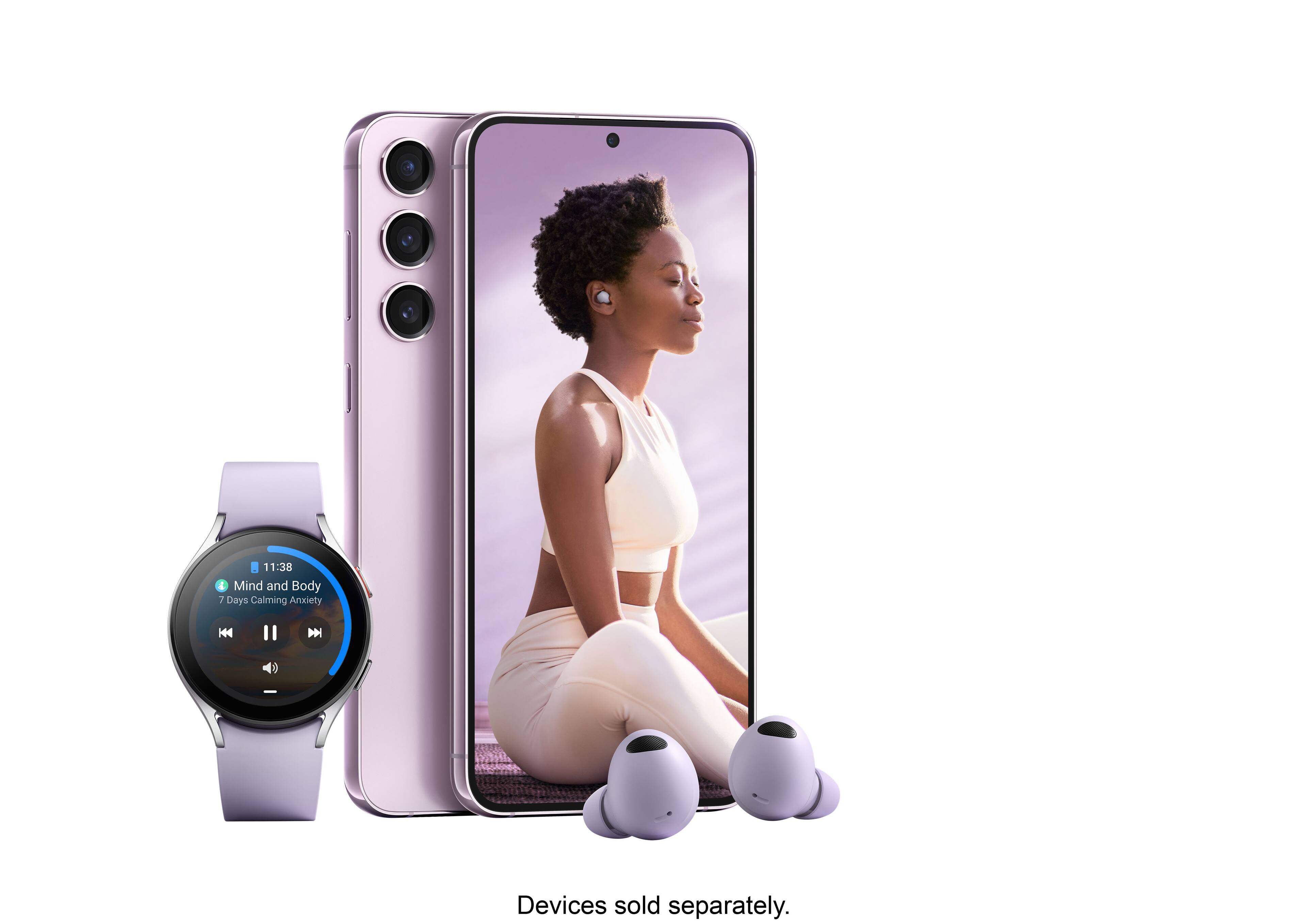 Alt View 20. Samsung - Galaxy S23+ 256GB (Unlocked) - Green.