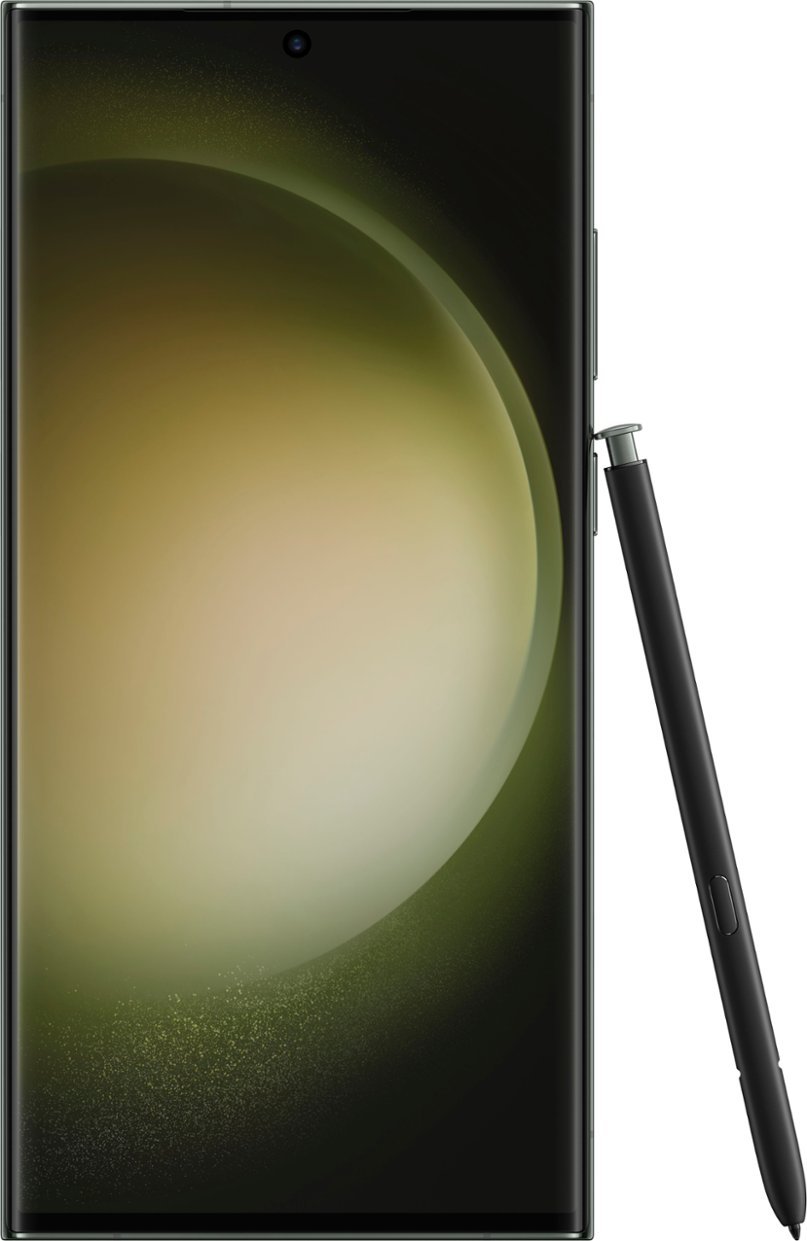 Zoom in on Alt View Zoom 16. Samsung - Galaxy S23 Ultra 256GB (Unlocked) - Green.