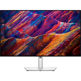 Dell - UltraSharp 31.5" LCD 4K UHD Monitor (DisplayPort, USB, HDMI) - Black/Silver