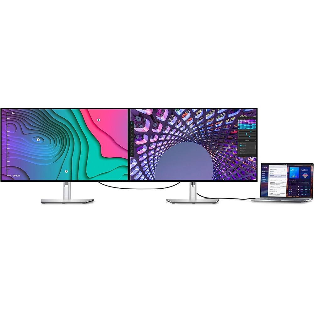 Alt View 14. Dell - UltraSharp 31.5" LCD 4K UHD Monitor (DisplayPort, USB, HDMI) - Black, Silver.