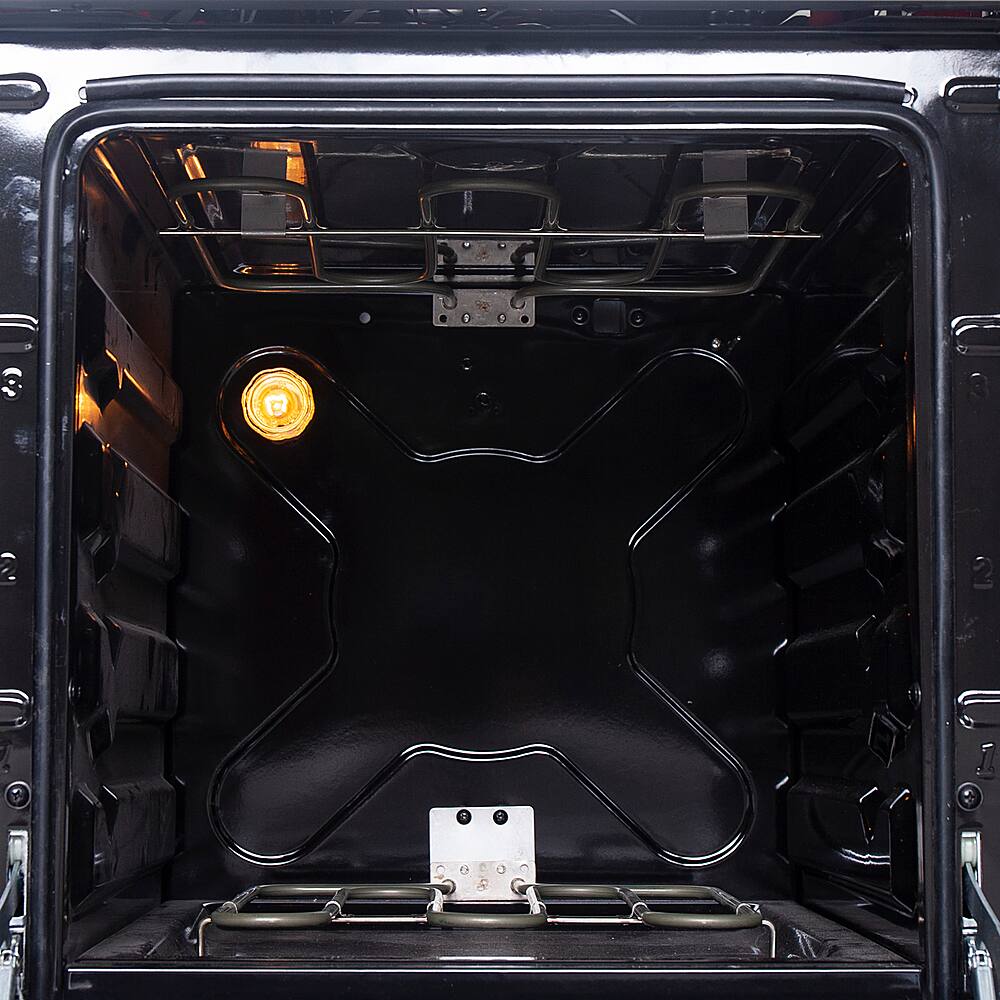 Alt View 15. Forno Appliances - Pallerano Alta Qualita 2.05 Cu. Ft. Freestanding Electric Range - Silver.