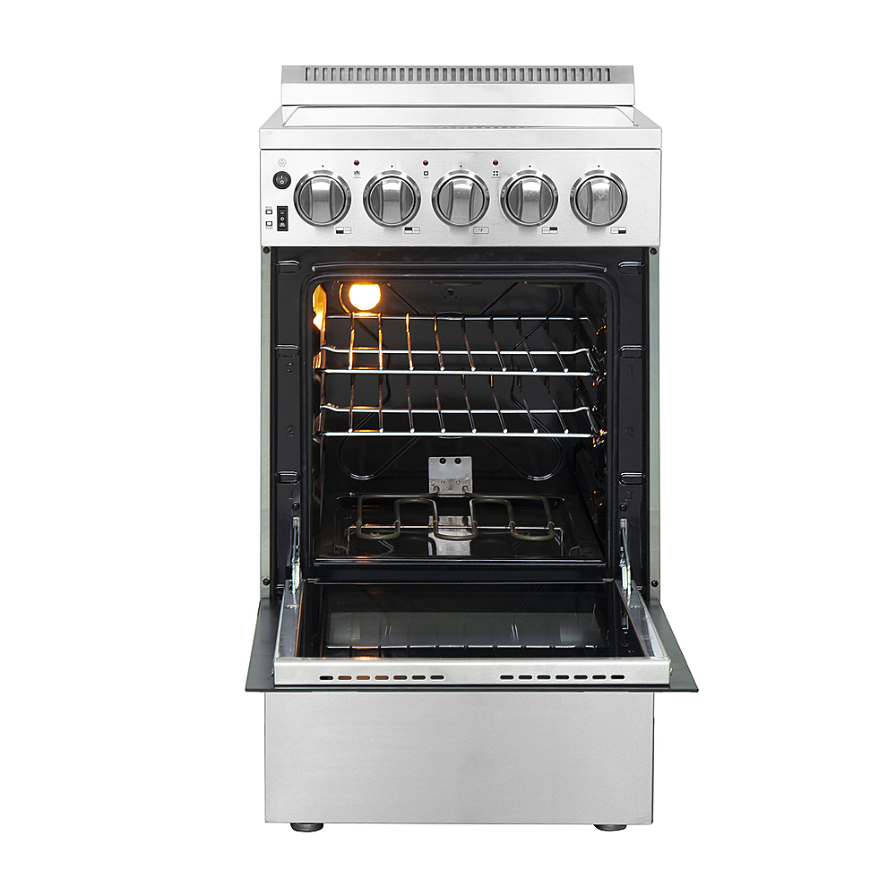 FORNO® Loiano 24 Stainless Steel Freestanding Electric Range
