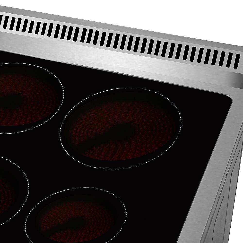 Alt View 21. Forno Appliances - Pallerano Alta Qualita 2.05 Cu. Ft. Freestanding Electric Range - Silver.