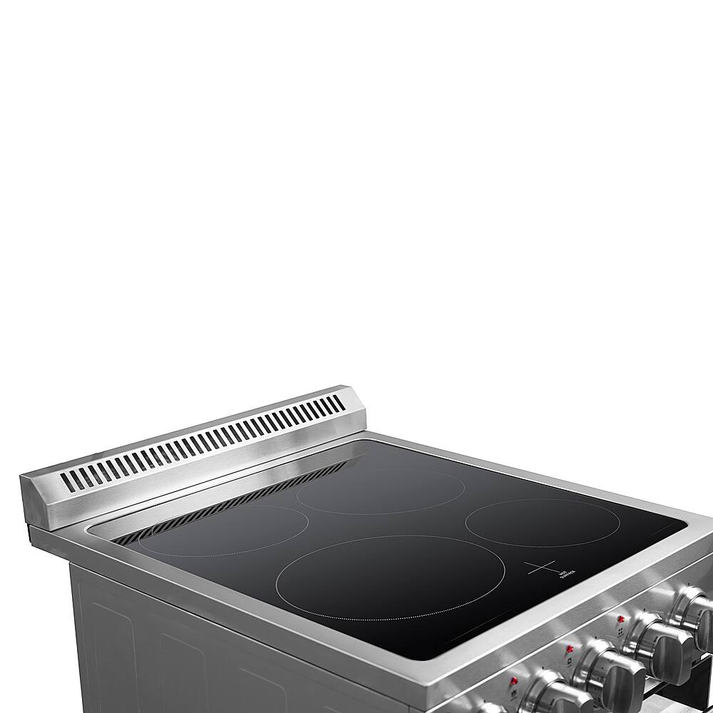 Alt View 22. Forno Appliances - Pallerano Alta Qualita 2.05 Cu. Ft. Freestanding Electric Range - Silver.