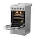 Alt View 2. Forno Appliances - Pallerano Alta Qualita 2.05 Cu. Ft. Freestanding Electric Range - Silver.