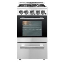 Forno Appliances - Lamazze 2.05 Cu. Ft. Freestanding Gas Range with Steam Clean Function and LP Conversion Kit - Front_Zoom