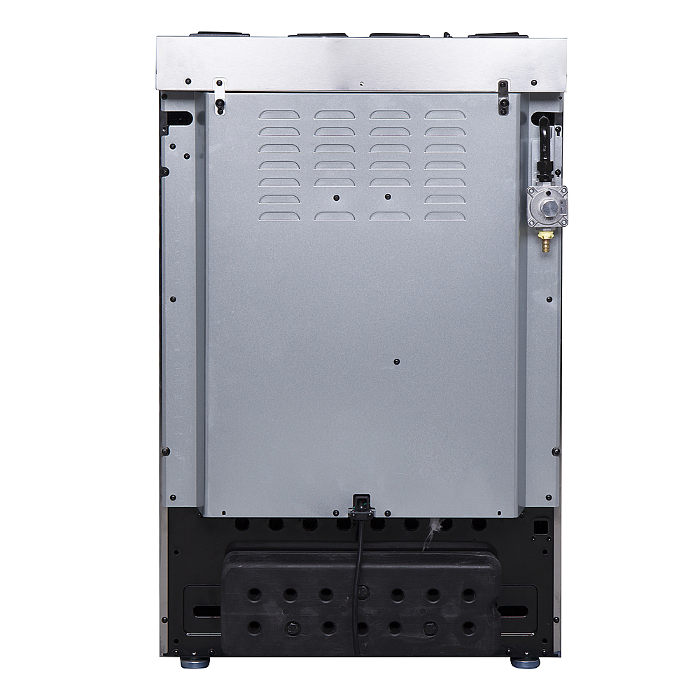 Alt View 16. Forno Appliances - Lamazze Alta Qualita 2.05 Cu. Ft. Freestanding Gas Range with LP Conversion Kit - Silver.