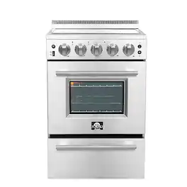 Forno Appliances - Loiano Alta Qualita 2.3 Cu. Ft. Freestanding Electric Range - Silver