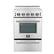 Front. Forno Appliances - Loiano Alta Qualita 2.3 Cu. Ft. Freestanding Electric Range - Silver.