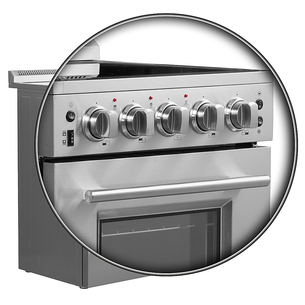 FORNO® Pallerano 20 Stainless Steel Freestanding Electric Range