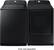 Alt View 15. Samsung - 5.1 Cu. Ft. High-Efficiency Smart Top Load Washer with ActiveWave Agitator - Brushed Black.