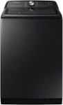 Front Zoom. Samsung - 5.2 Cu. Ft. High-Efficiency Smart Top Load Washer with Super Speed Wash - Brushed Black.