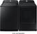 Alt View 15. Samsung - 5.2 Cu. Ft. High-Efficiency Smart Top Load Washer with Super Speed Wash - Brushed Black.