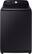 Front. Samsung - 4.9 cu. ft. Large Capacity Top Load Washer with ActiveWave Agitator and Deep Fill - Brushed Black.