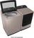 Alt View 20. Samsung - 5.1 Cu. Ft. High-Efficiency Smart Top Load Washer with ActiveWave Agitator - Champagne.