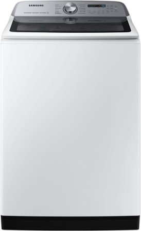 Samsung - 5.1 cu. ft. Smart Top Load Washer with ActiveWave Agitator and Super Speed Wash - White