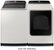 Alt View 16. Samsung - 5.5 Cu. Ft. High-Efficiency Smart Top Load Washer with Super Speed Wash - Ivory.