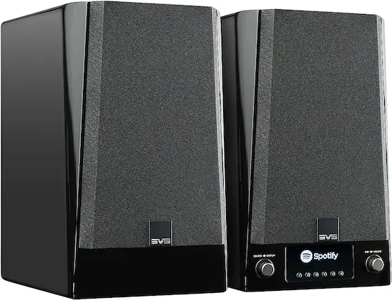 Angle. SVS - Prime Pro 200W 2.0-Ch. Hi-Res Wireless Speaker System - Black.